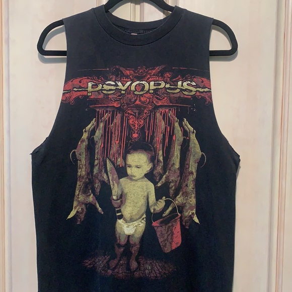 Vintage Rare Psyopus Metal Band Tshirt 